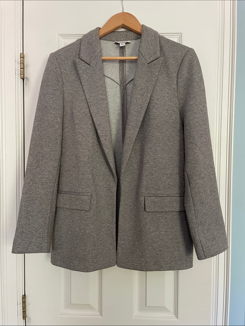 Topshop Gray Tailored Blazer Jacket